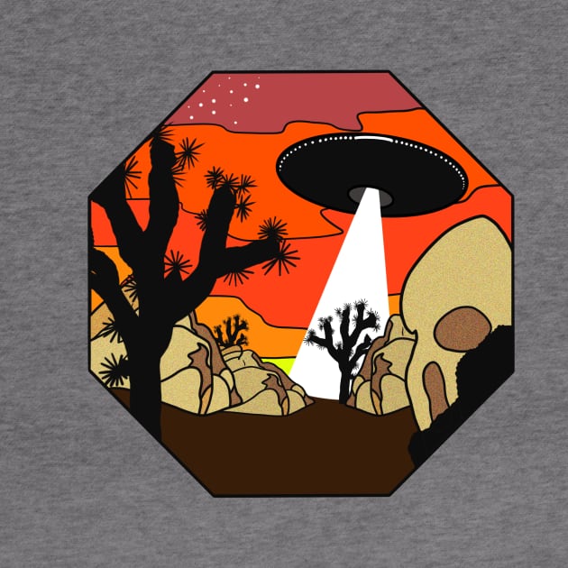 Joshua Tree UFO by Nerdpins